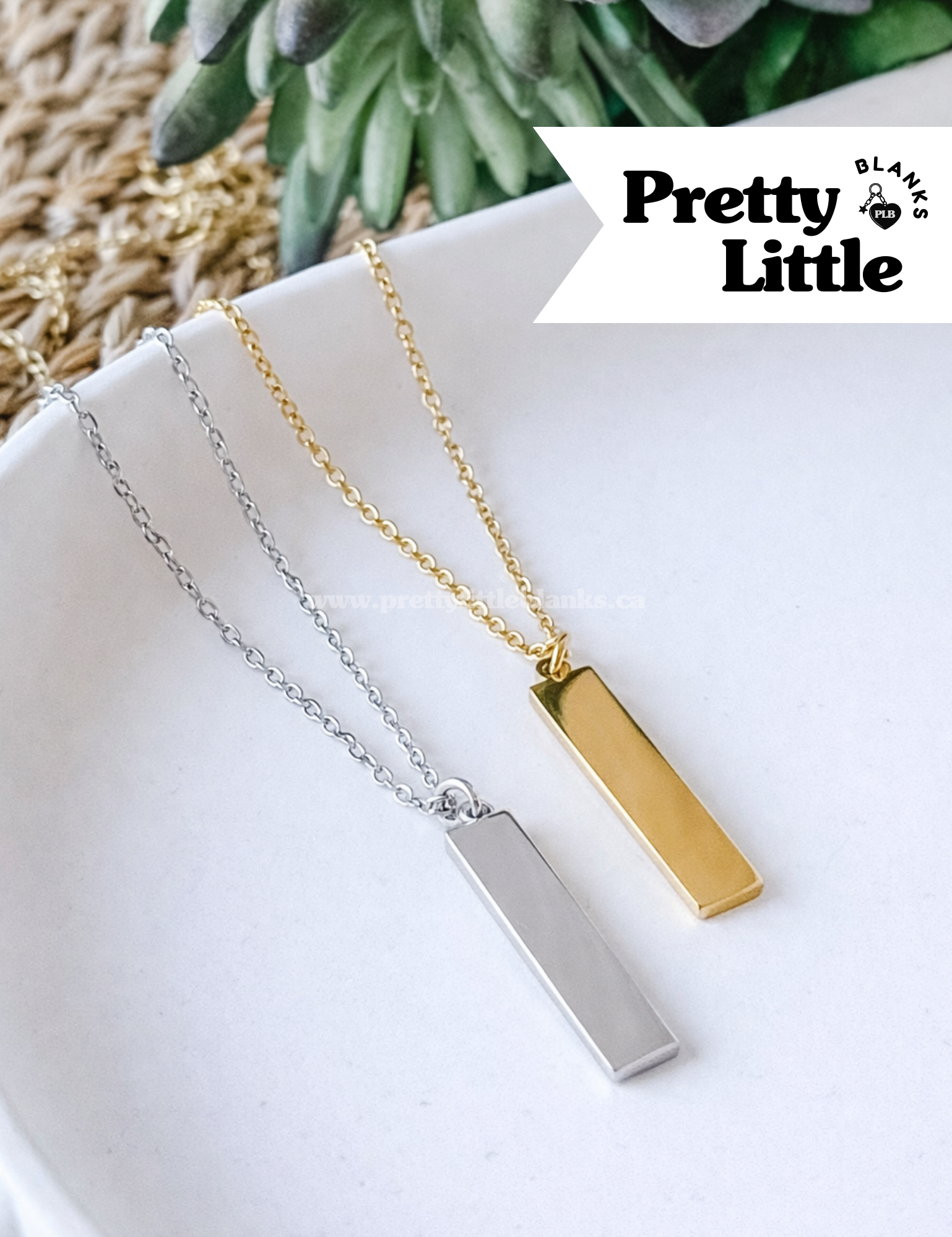 Vertical Bar Necklace #17