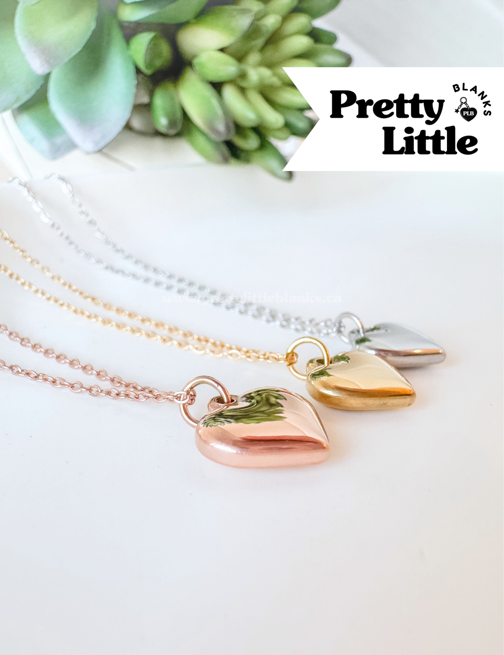 Bubble Heart Pendant Necklace #14